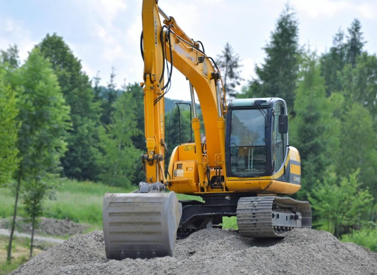 land clearing on site