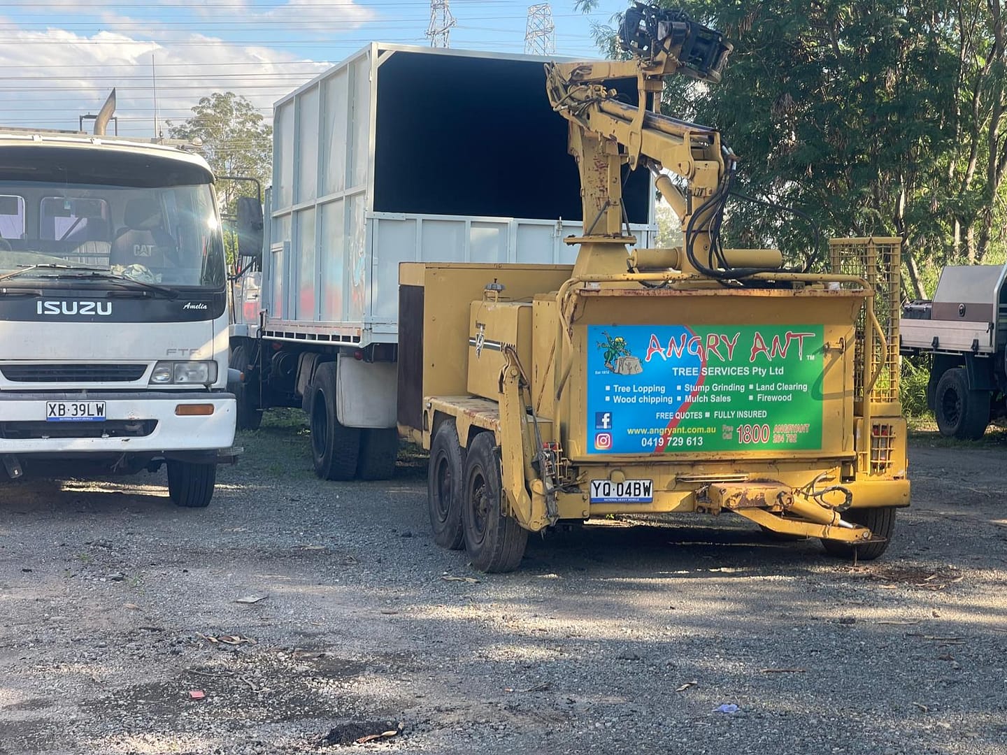 Discover expert wood chipping services by Angry Ant Tree Services