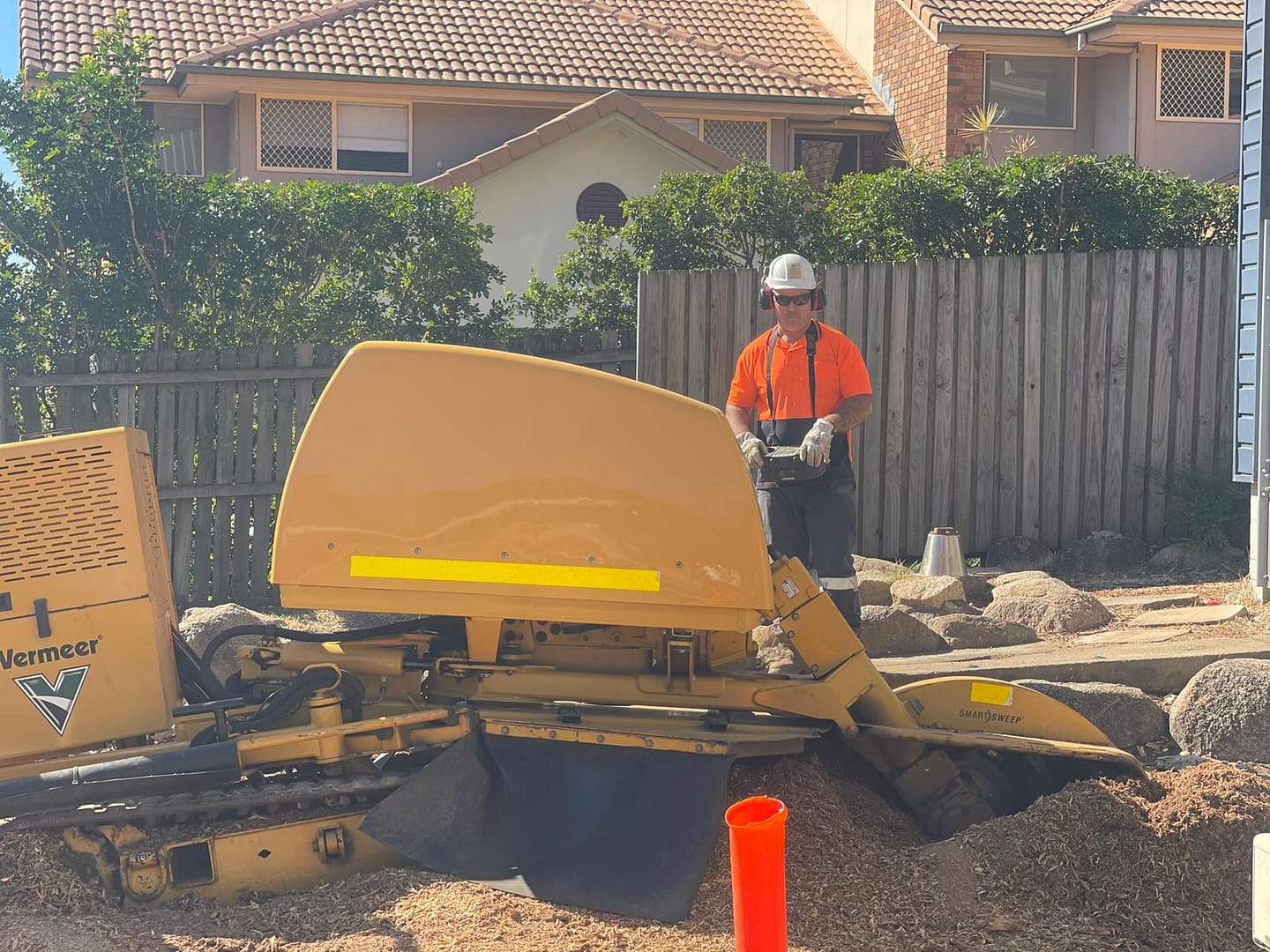 top-notch stump grinding with Angry Ant Services