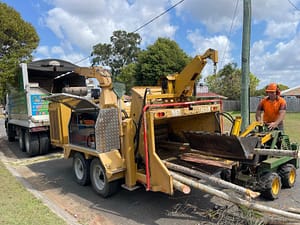 Angry Ant Tree Services offers top-notch wood chipping to enhance your landscape