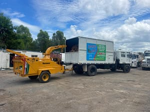 top-notch wood chipping by Angry Ant Services