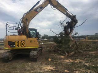 View impressive land clearing images from Angry Ant Tree Services