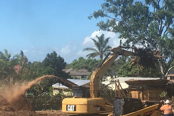 site land clearing area