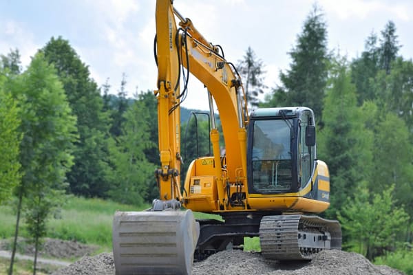 land clearing on site