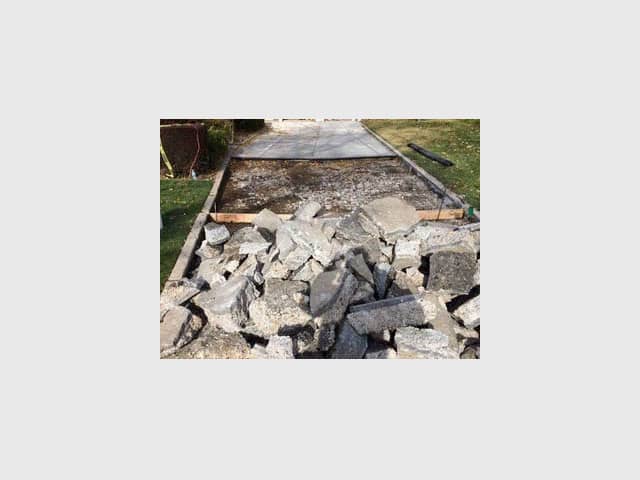 see our demolition images at Angry Ant Tree Services