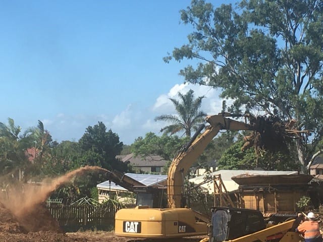 site land clearing area